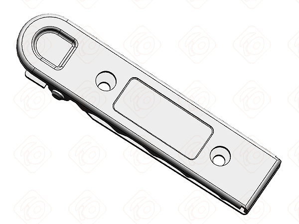 紅藍肩燈304不銹鋼背夾 紅藍肩燈304不銹鋼背夾